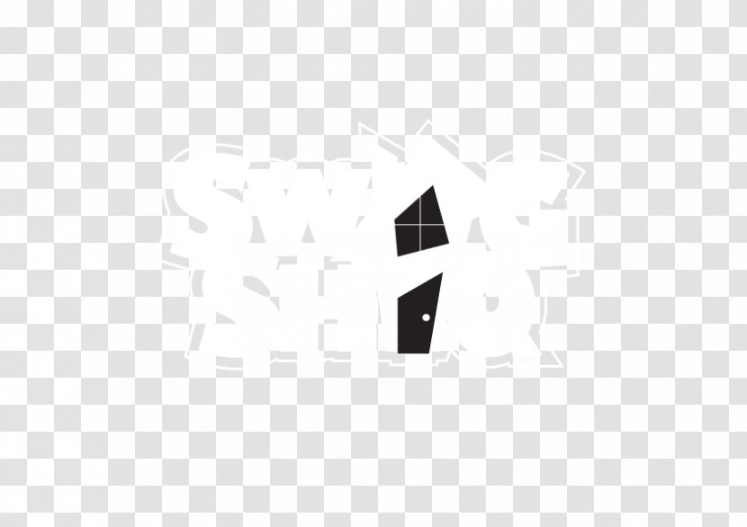 Logo Angle Monochrome - Black And White - Swag Transparent PNG