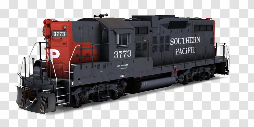 Steam Locomotive Trainz Simulator 12 Southern Pacific Transportation Company - Alco Rs1 - Train Transparent PNG