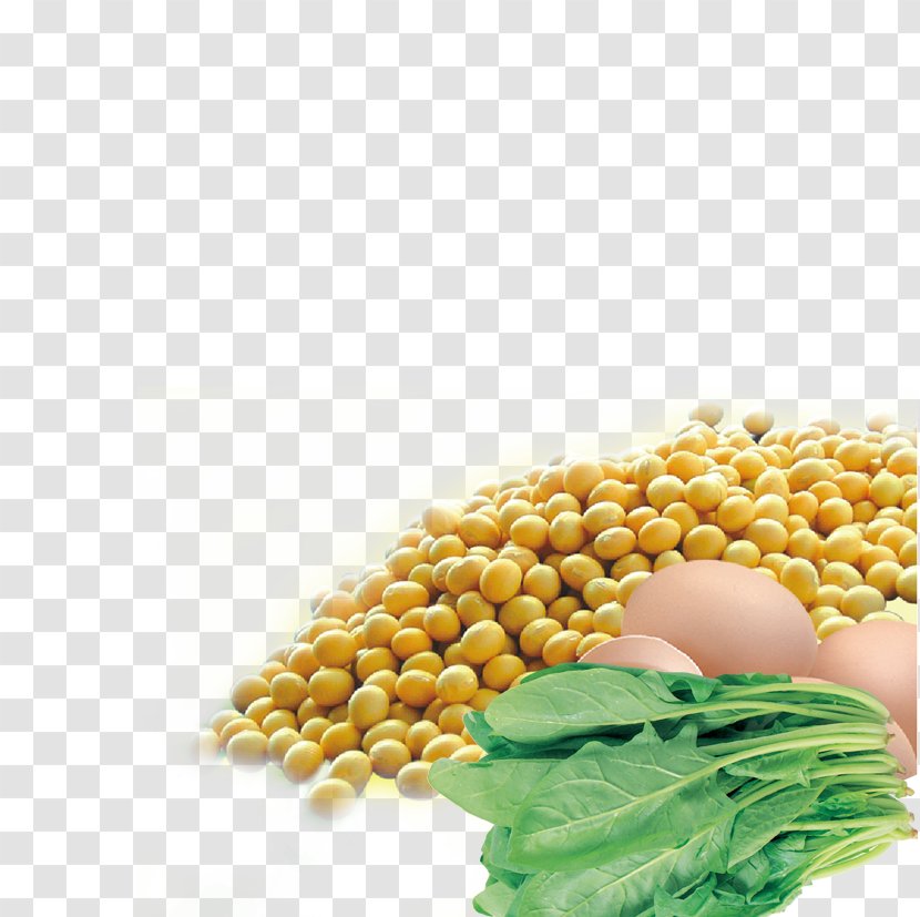 Corn On The Cob Spinach - Fruit - Eggs And Vegetables Transparent PNG