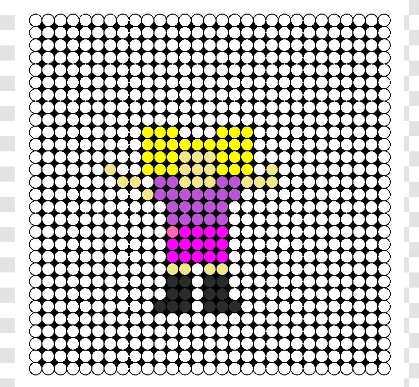 Bead Cat Pixel Art Pattern - Symmetry - Flame Patterns Transparent PNG