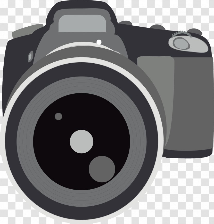 Camera - Vexel - Hand-painted Decoration Photo Transparent PNG