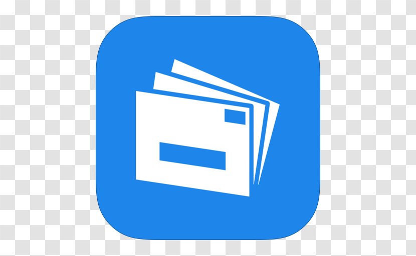 Blue Angle Area Text - Rectangle - MetroUI Apps Live Mail Transparent PNG