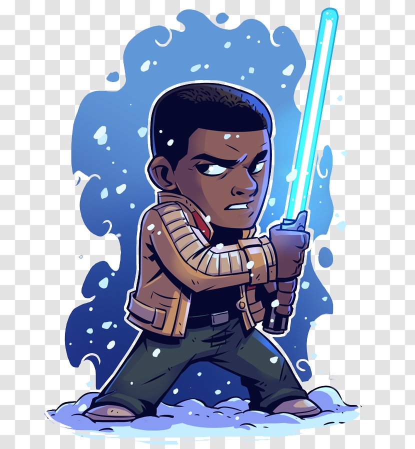 Finn Rey Kylo Ren Star Wars Episode VII Stormtrooper - Cartoon - Warrior Laser Sword Transparent PNG