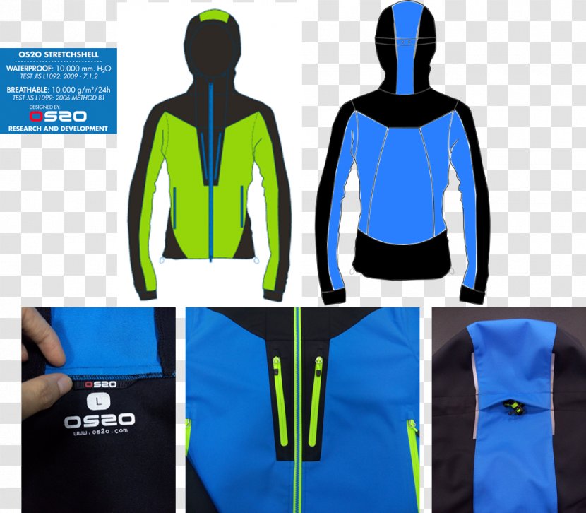 Jacket T-shirt Clothing Daunenjacke Outerwear - Blue Transparent PNG