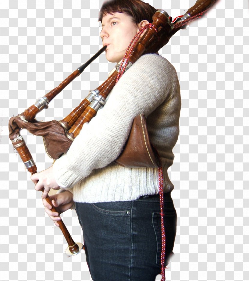 Woodwind Instrument Shoulder Musical Instruments - Bagpipe Transparent PNG