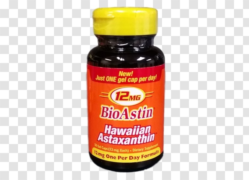Dietary Supplement Nutrex Hawaii Inc Astaxanthin Capsule Spirulina - Food Transparent PNG