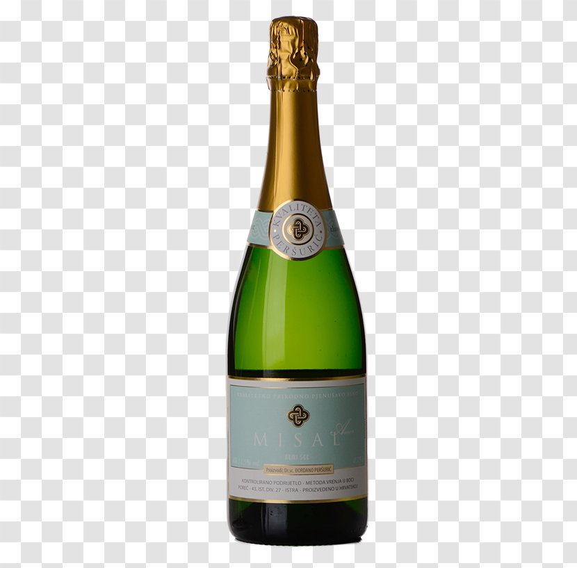 Champagne Sparkling Wine Pinot Noir Meunier - Bottle Transparent PNG