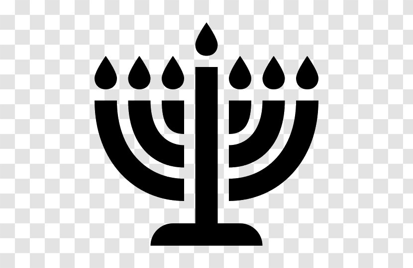 Temple In Jerusalem Menorah Symbol Celebration: Hanukkah - Emblem Of Israel Transparent PNG