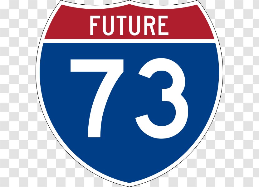 Interstate 73 70 Ecuador Highway 5 75 US System - Text - Future Used Transparent PNG