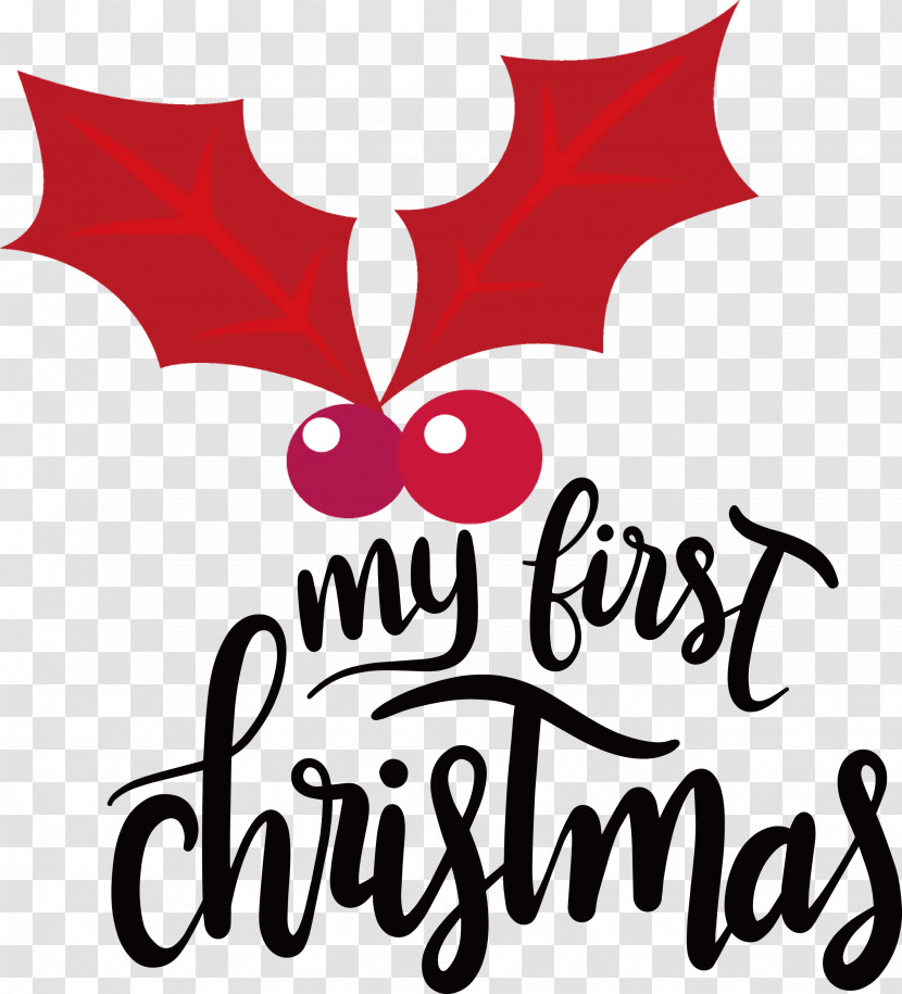 My First Christmas Transparent PNG