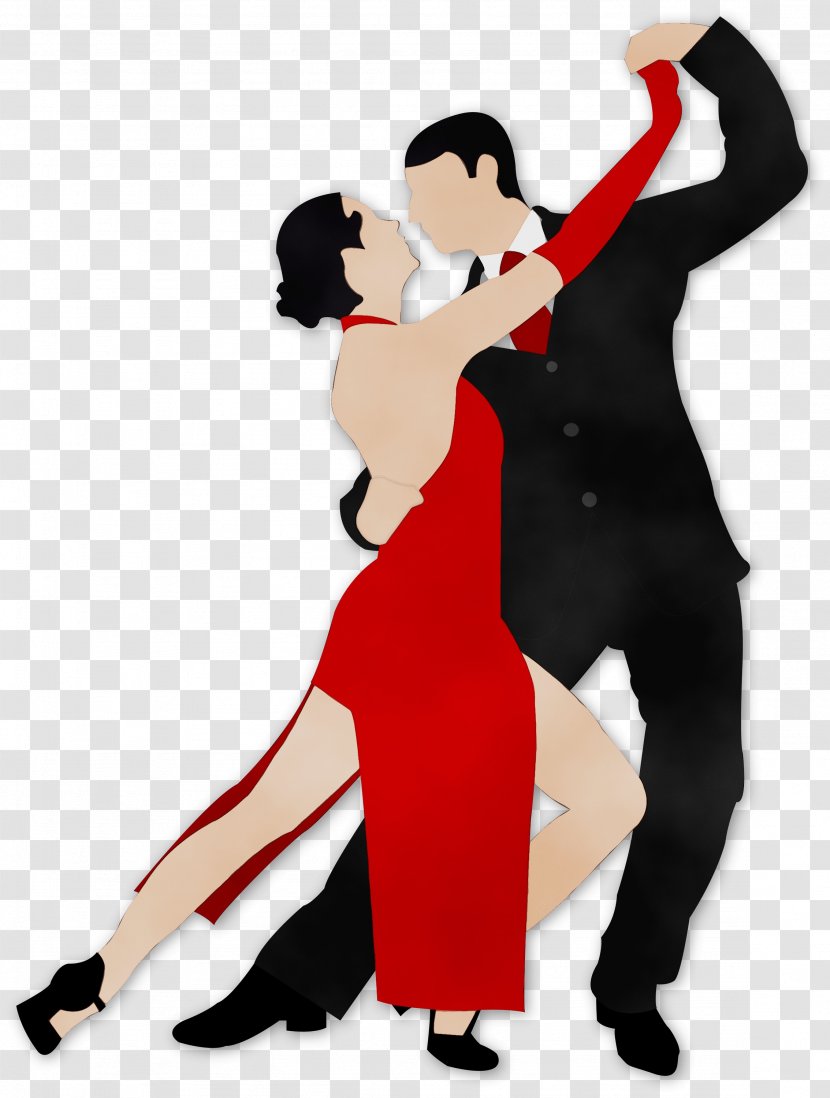 Ballroom Dance Argentine Tango Salsa - Watercolor - Dancesport Recreation Transparent PNG