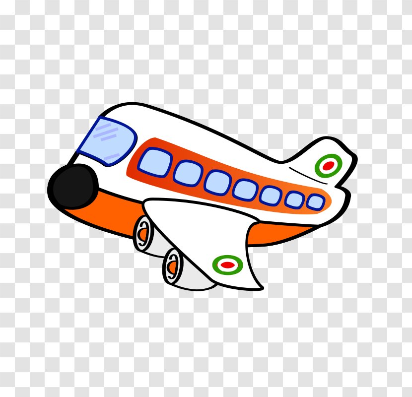 Airplane Cartoon Clip Art - Fighter Aircraft - Image Transparent PNG