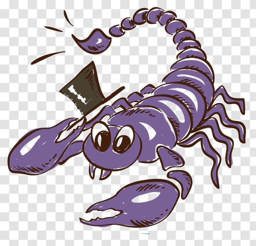 Horoscope Astrological Sign Zodiac Luck Aries - Astrology - Illustration Animal Scorpion Transparent PNG