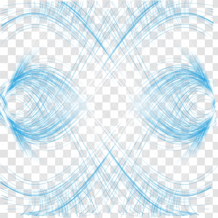 Blue Euclidean Vector - Decorative Pattern Transparent PNG
