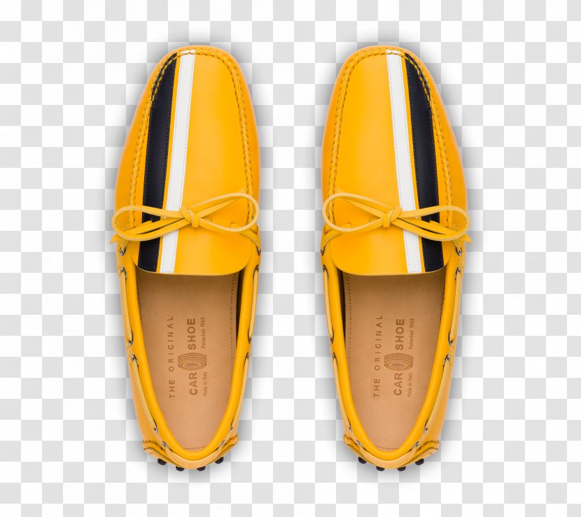 The Original Car Shoe Moccasin Slip-on Leather - Footwear - Gold Shoes Transparent PNG