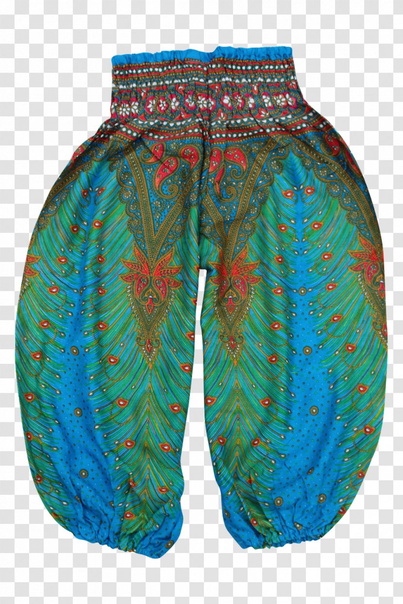 Child Pants Yoga Yogi Pludderhose - Blue Peacock Transparent PNG
