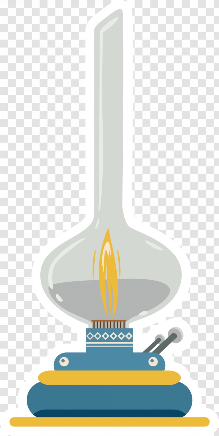 Candlestick Oil Lamp - Blue - Simple For Eid UL Fitr Transparent PNG