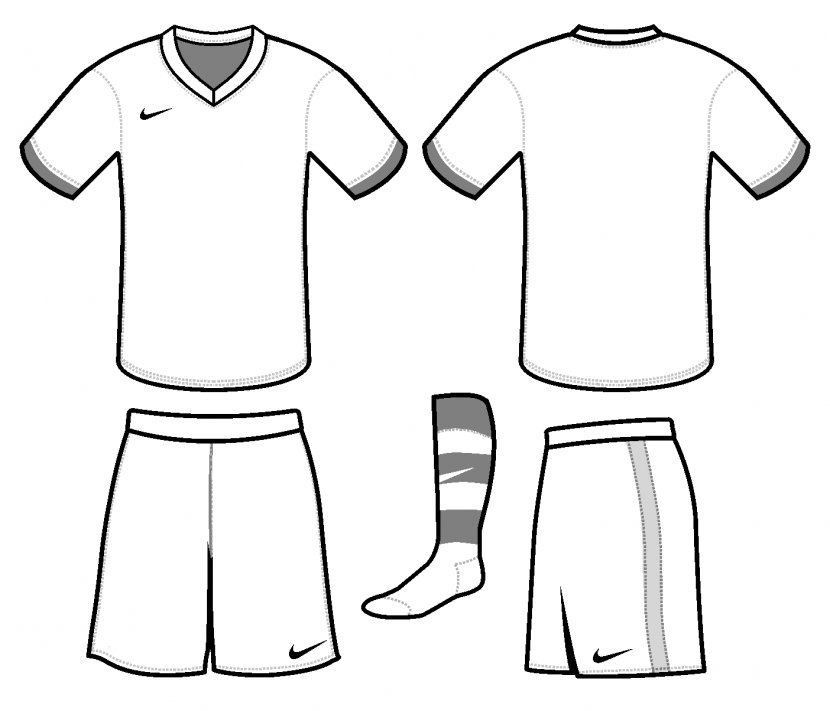 T-shirt Jersey Kit Football Template - Blank Soccer Transparent PNG