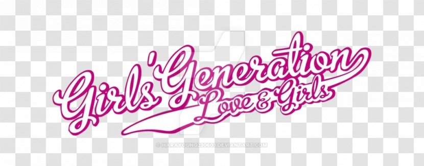 Girls' Generation Love & Girls Logo K-pop - Silhouette Transparent PNG