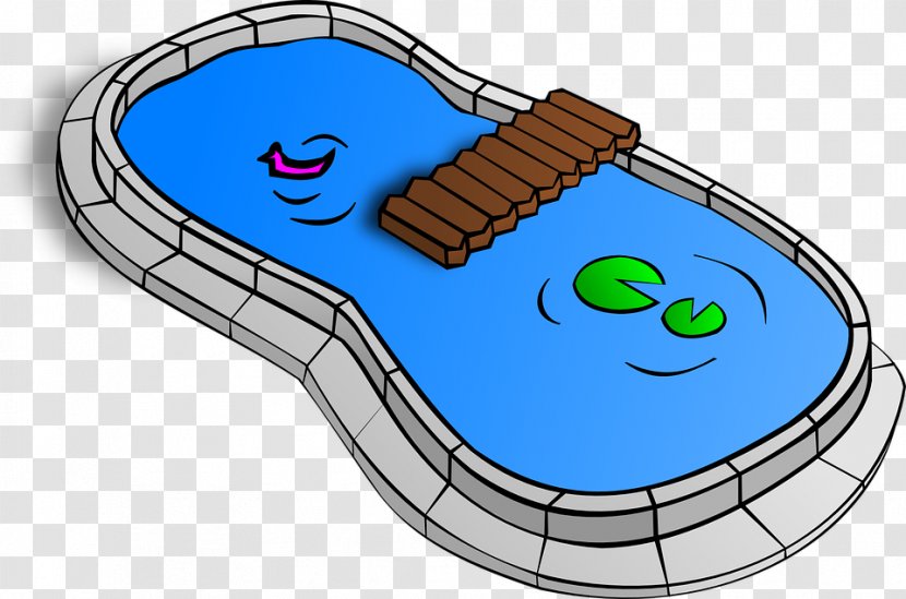 Swimming Pool Free Content Clip Art - Cute Cartoon Blue Transparent PNG