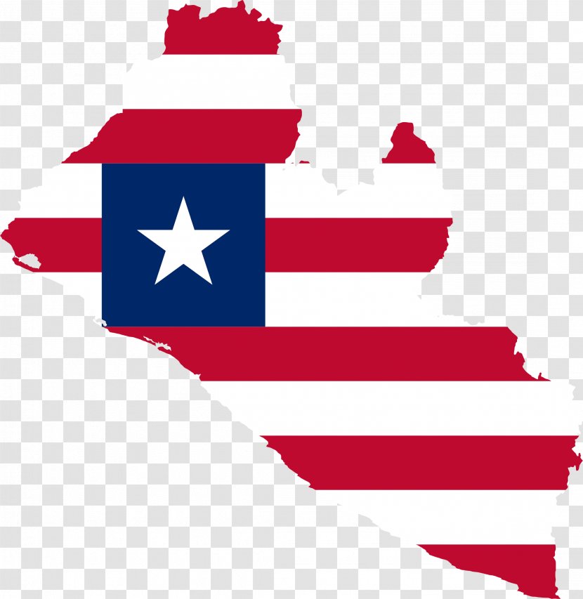 Flag Of Liberia Blank Map Collection - Flags The World Transparent PNG