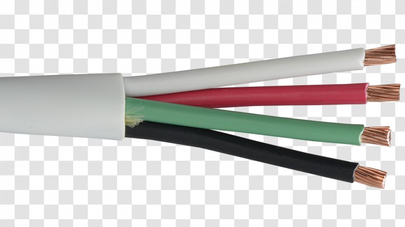 Electrical Cable American Wire Gauge Wiring Diagram Plenum - Speaker - High Voltage Transparent PNG