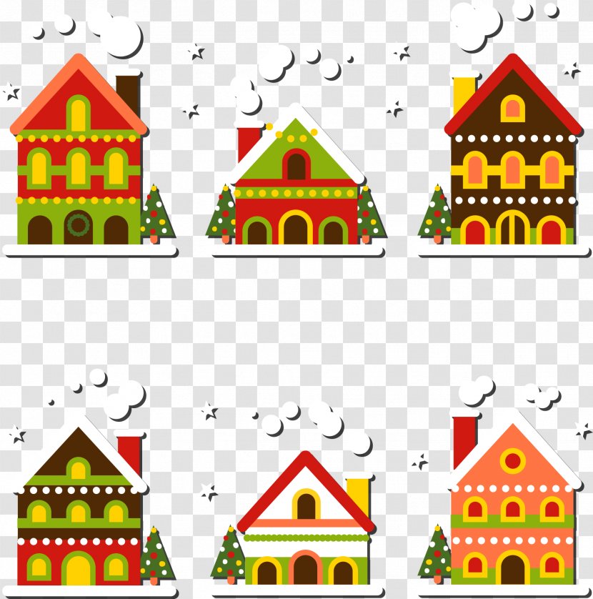 Christmas Poster Clip Art - Gratis - Creative House Transparent PNG