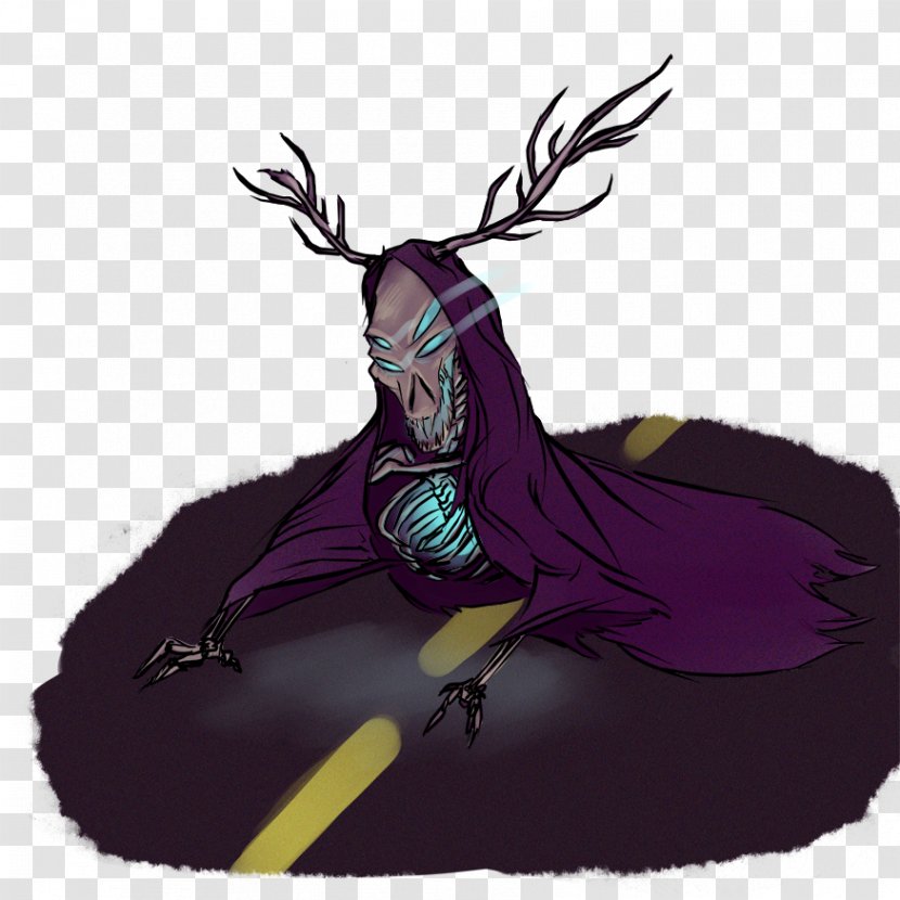 Deer Antler Character - Purple Transparent PNG