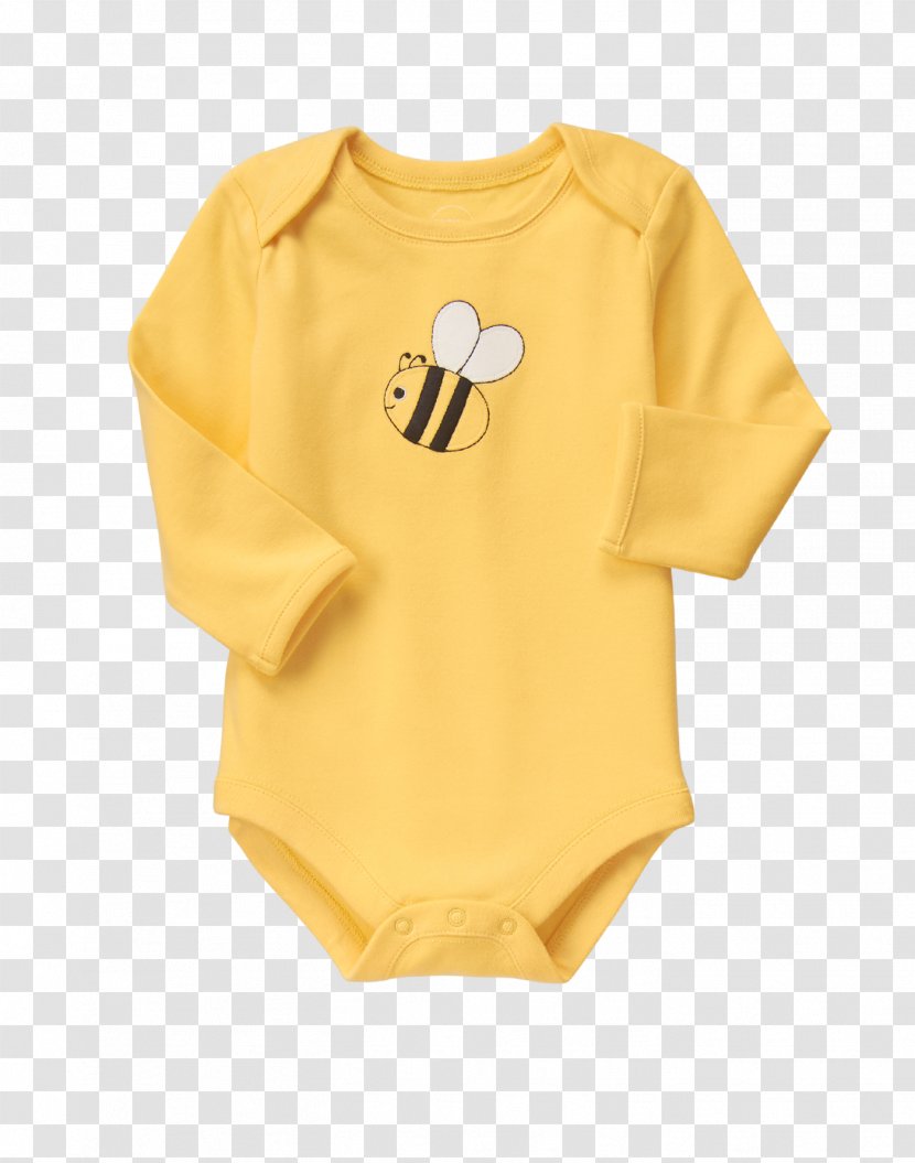 Infant Clothing Bodysuit Bee Sleeve Transparent PNG