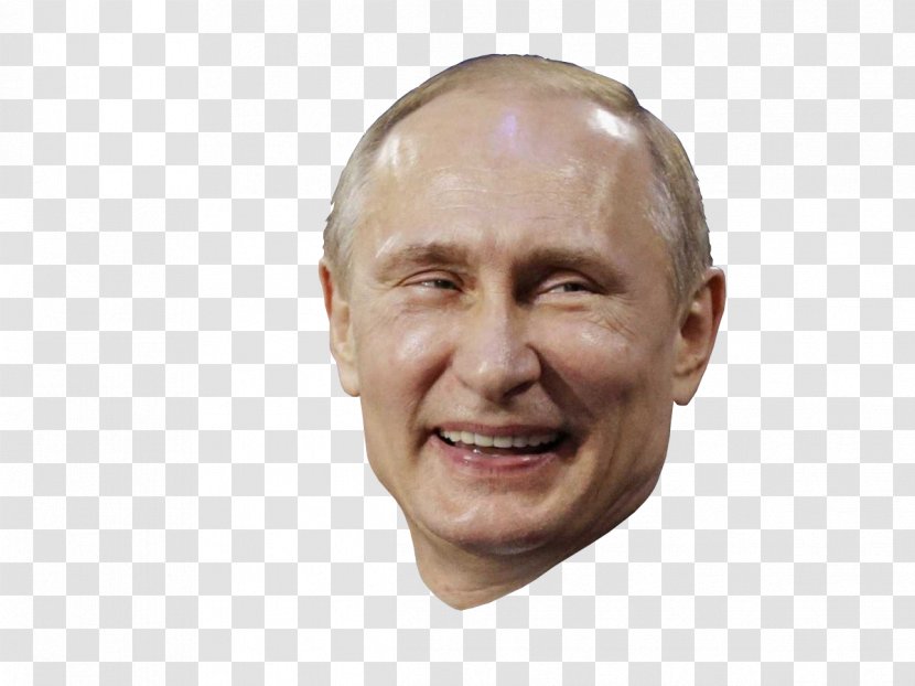 Vladimir Putin Smile Face Facial Expression - Chin Transparent PNG
