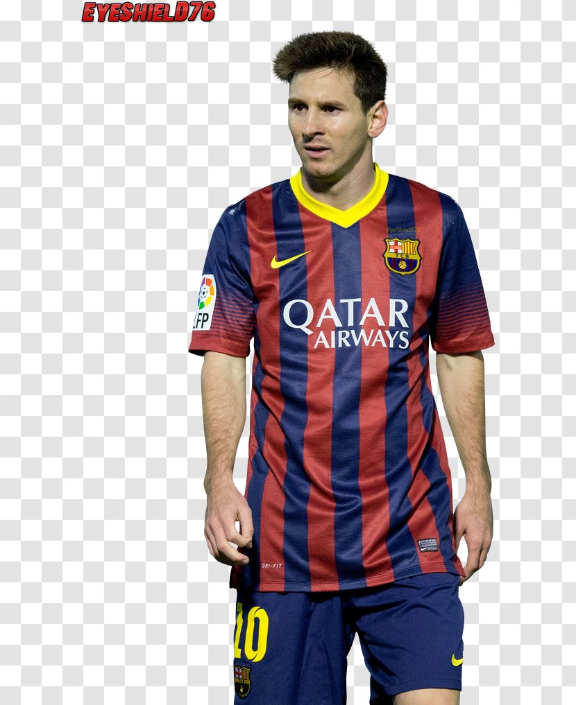 Lionel Messi Jersey FC Barcelona Football Sport - T Shirt Transparent PNG