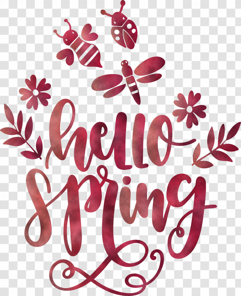 Hello Spring Spring Transparent PNG