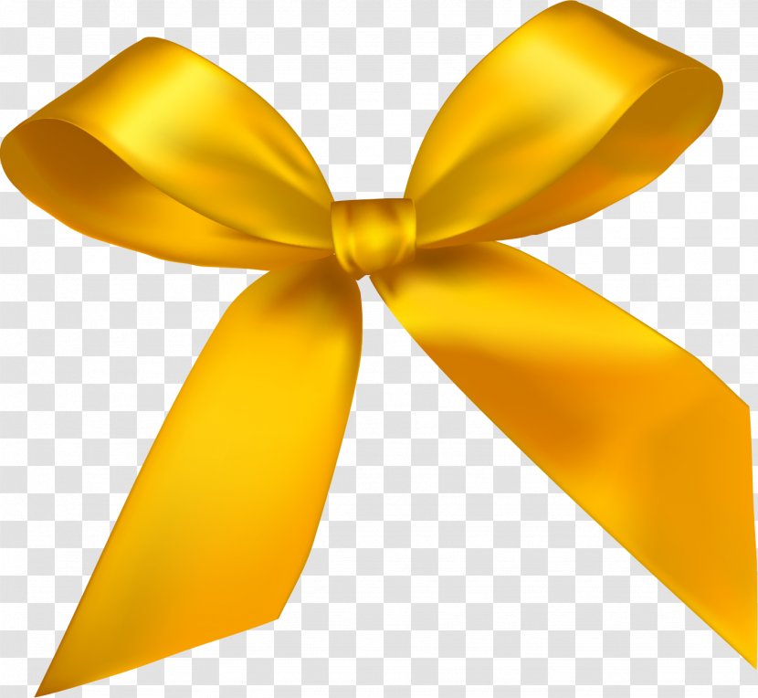 Vector Graphics Clip Art Yellow Ribbon - Color Transparent PNG