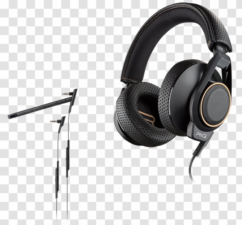 Microphone Plantronics RIG 600 Headphones Headset - Wireless Drivers Transparent PNG