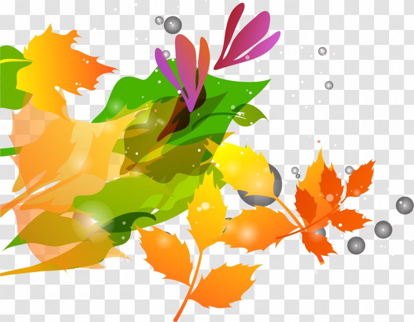 Leaning Tower Of Pisa Clip Art - Flower - Hand-painted Leaves Transparent PNG