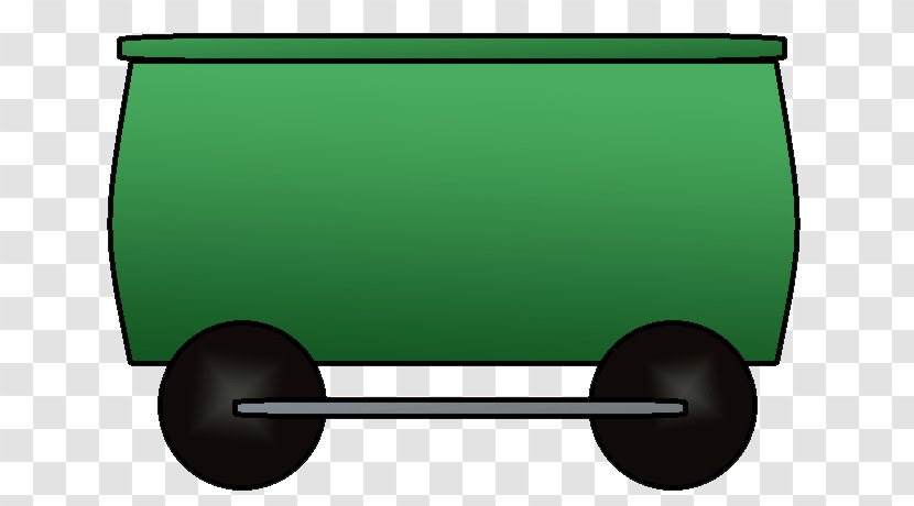 Train Rail Transport Passenger Car Railroad Boxcar - Green Transparent PNG