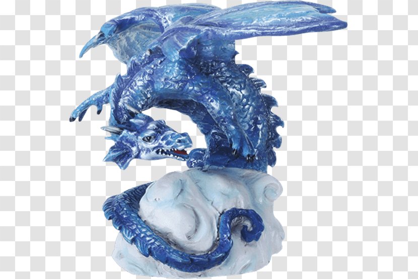 Cobalt Blue Figurine Dragon Organism Transparent PNG