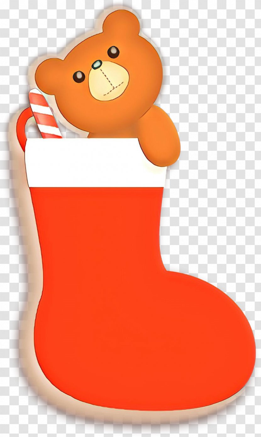 Christmas Stocking - Teddy Bear Transparent PNG