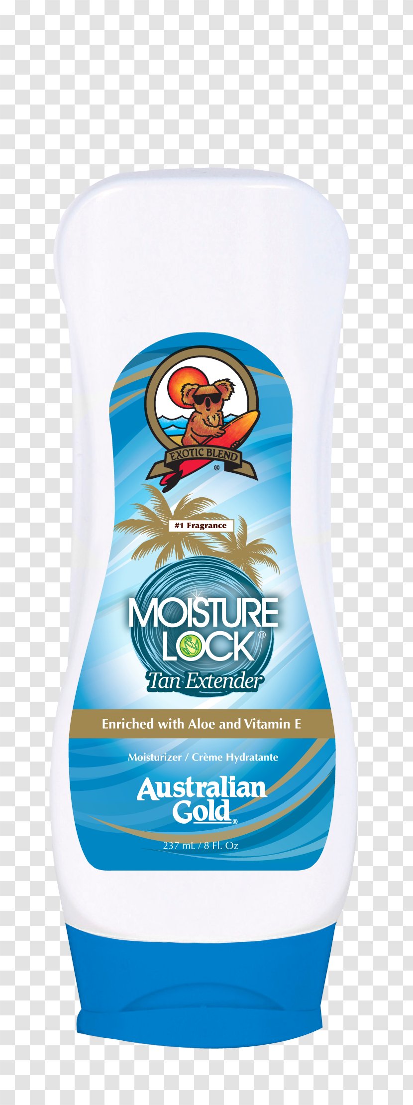 Sunscreen Australian Gold Moisture Lock Tan Extender Lotion - Skin Care - Sun Tanning Transparent PNG