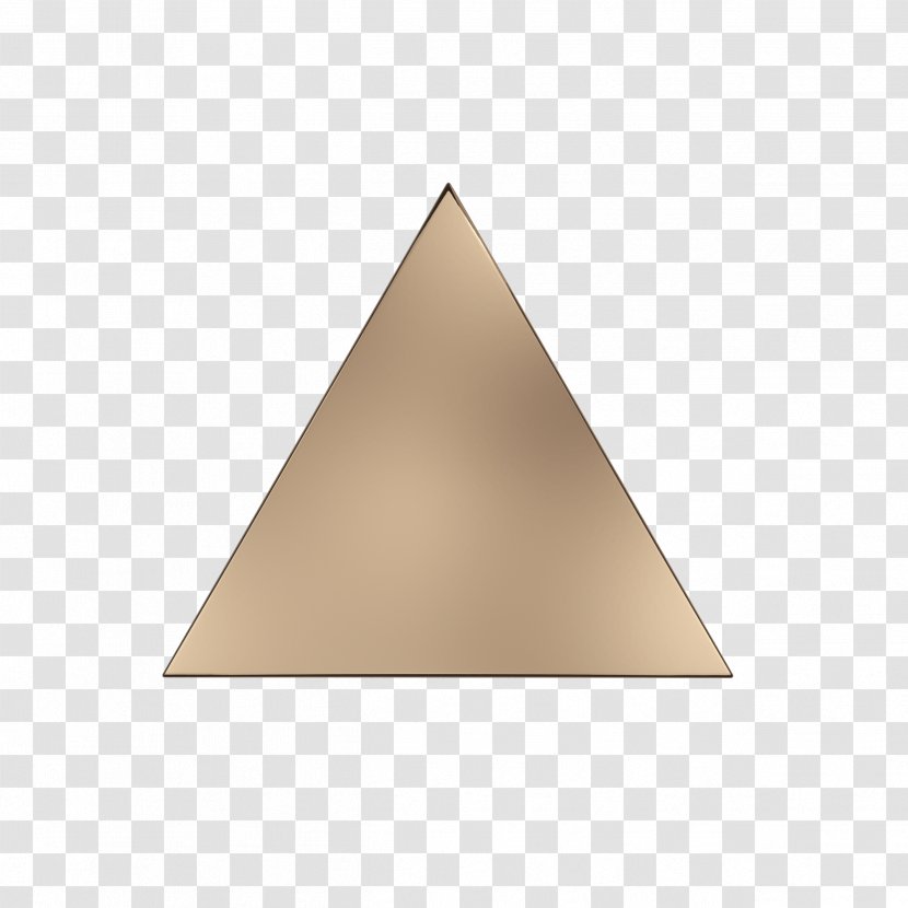 Triangle Pyramid - Copper Transparent PNG