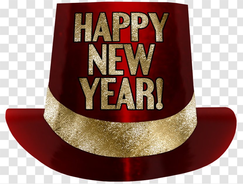 New Years Eve Day Party Clip Art - Chinese Year - Hand Colored Hat Transparent PNG