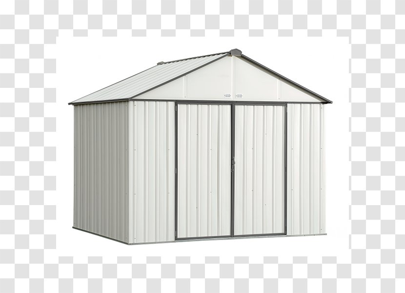 Arrow Ezee Storage Shed Kit The Home Depot Building Back Garden - Shade Transparent PNG