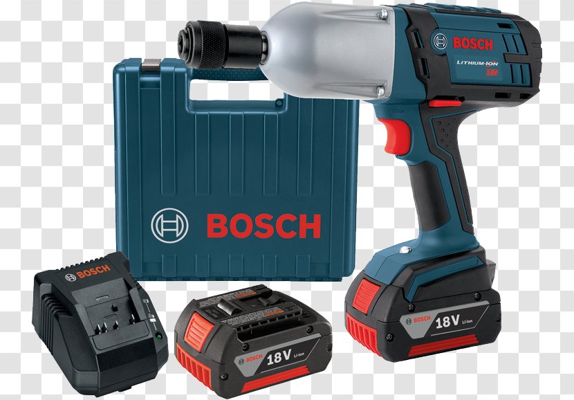 Hand Tool Impact Wrench Cordless Driver Robert Bosch GmbH - Electric Battery Transparent PNG