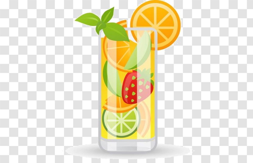 Orange Juice Drink Smoothie Cocktail - Citric Acid - A Glass Of Transparent PNG