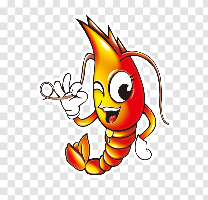 Shrimp Cartoon Poster - Art - Lobster Transparent PNG