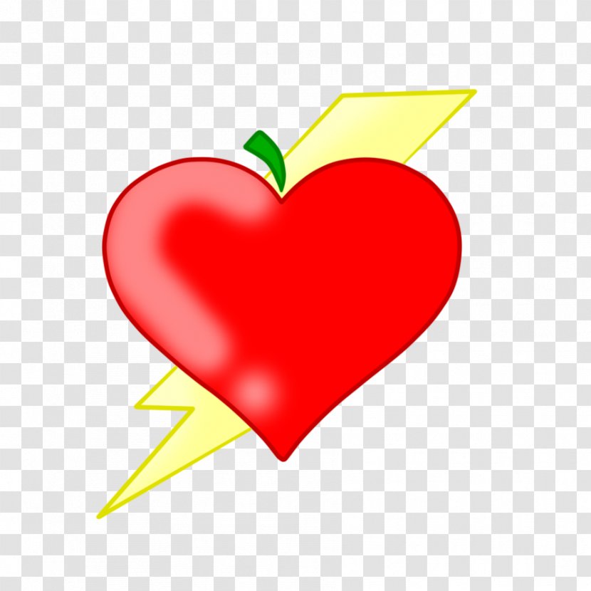 Clip Art Heart Line Valentine's Day Apple - Flower - Pulsur 220 Transparent PNG