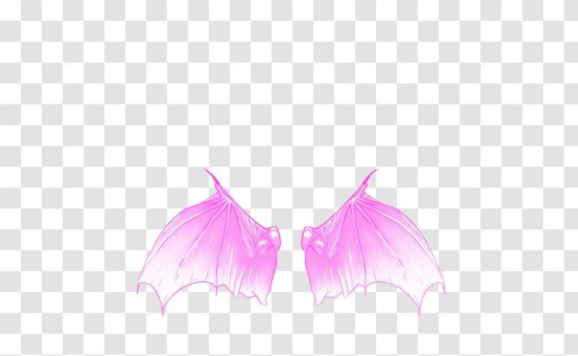 Pink M RTV - Magenta - Bat Wings Transparent PNG
