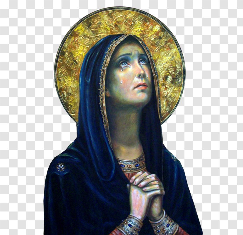 Mary Our Lady Of Sorrows Rosary The Seven Novena - Religion - Saint Transparent PNG