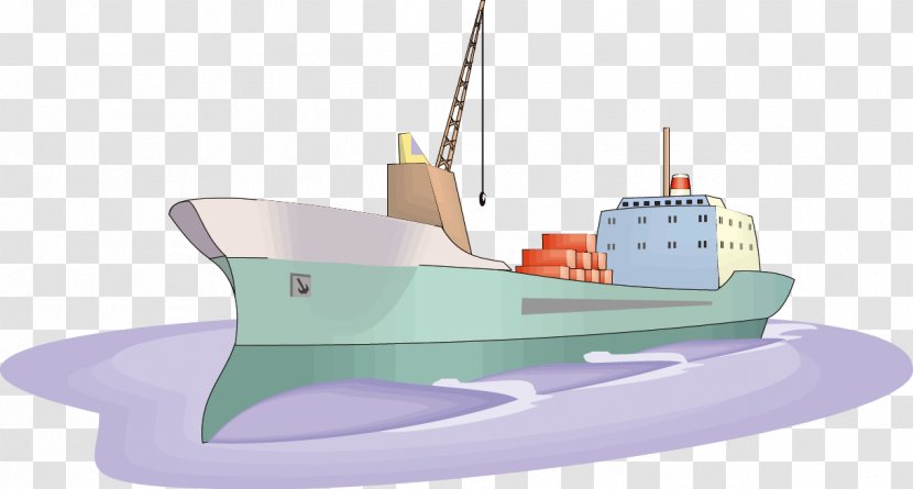 Cargo Ship Freight Transport - Carrying Goods Transparent PNG