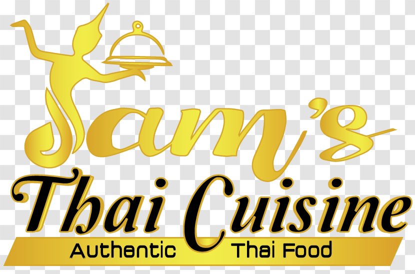 Sam's Thai Restaurant Cuisine Logo Brand - California - Food Dishes Transparent PNG